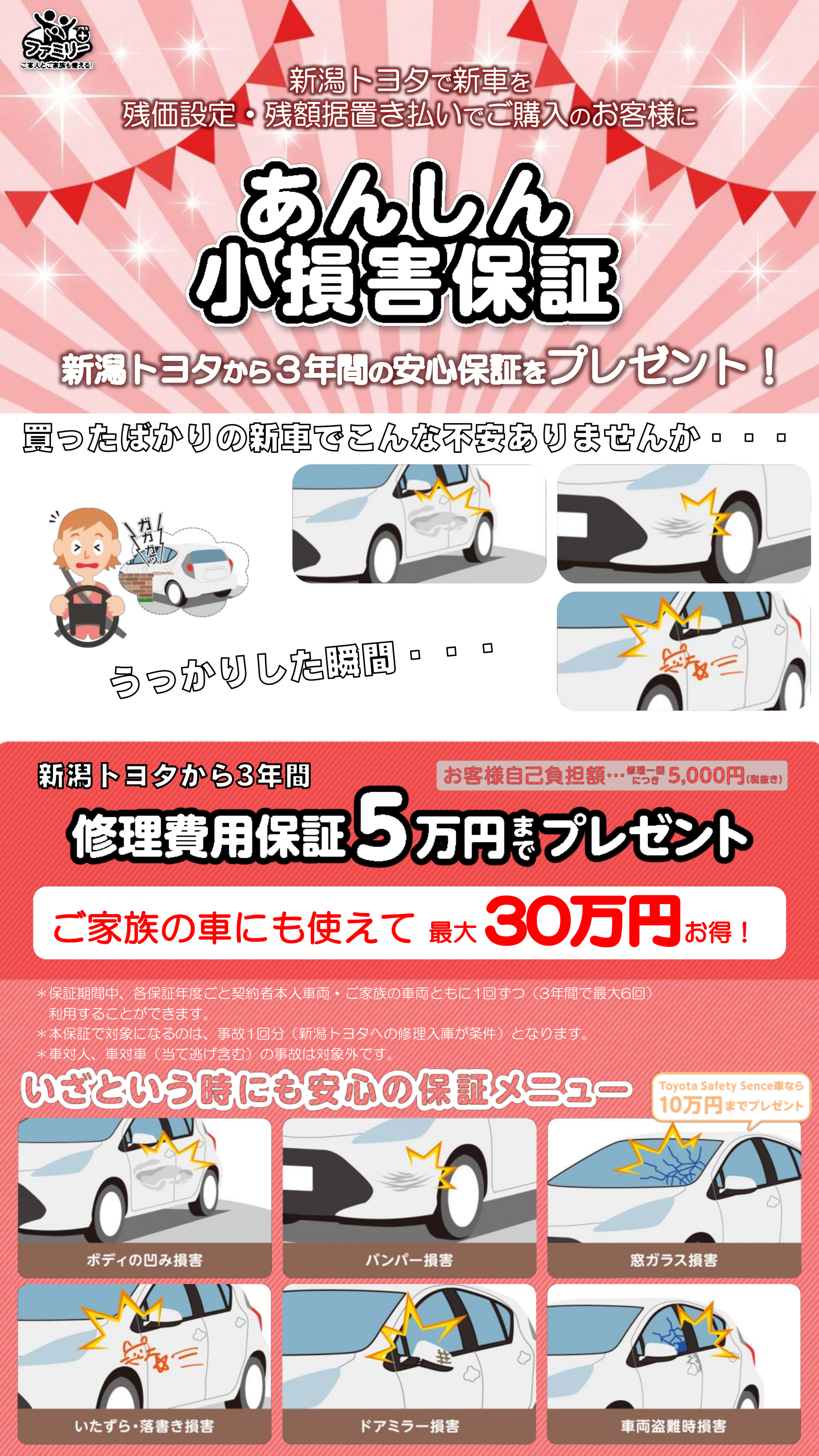 あんしん小損害 新潟トヨタ自動車株式会社